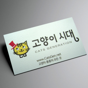 [수입지명함] 탄트지 200g